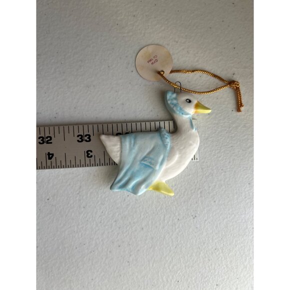 Rebeccah Puddle Duck Collectible Ornament Beatrix Potter Ceramic Figurine 1984 - Picture 4 of 5